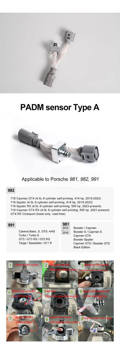 Lumistag Porsche PADM sensor—Type A Porshce 911/718（Applicable to 981/982/991）